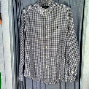 Ralph Lauren Natural Stretch LS button down shirt, Boys XL (18-20)